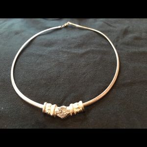 Harley Davidson silver necklace